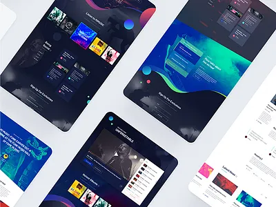 MIMUSIC [W.I.P] #4 | Overview album band entertainment freebie music music album psd template singer single template theme website