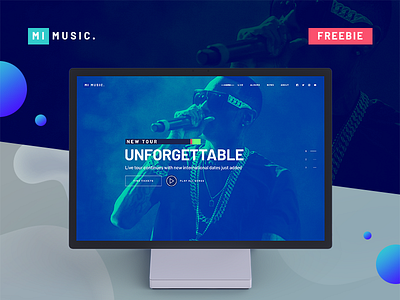 MI MUSIC - Free Website PSD Template