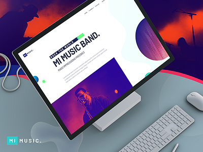 MI MUSIC - Free PSD | About Page band free free psd free template free theme freebie live dates music psd template