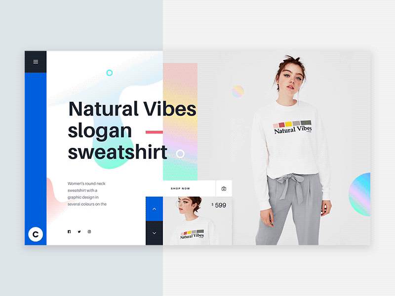 C Fashion Website Concept 2