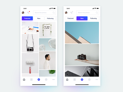 Photo App | Featured & New photos