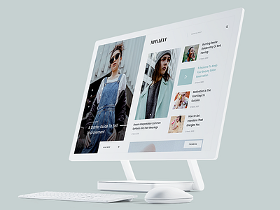 MITALENT | Behance Showcase + Free PSD behance clean design free psd freebie photoshop psd template showcase ui design ux design web template