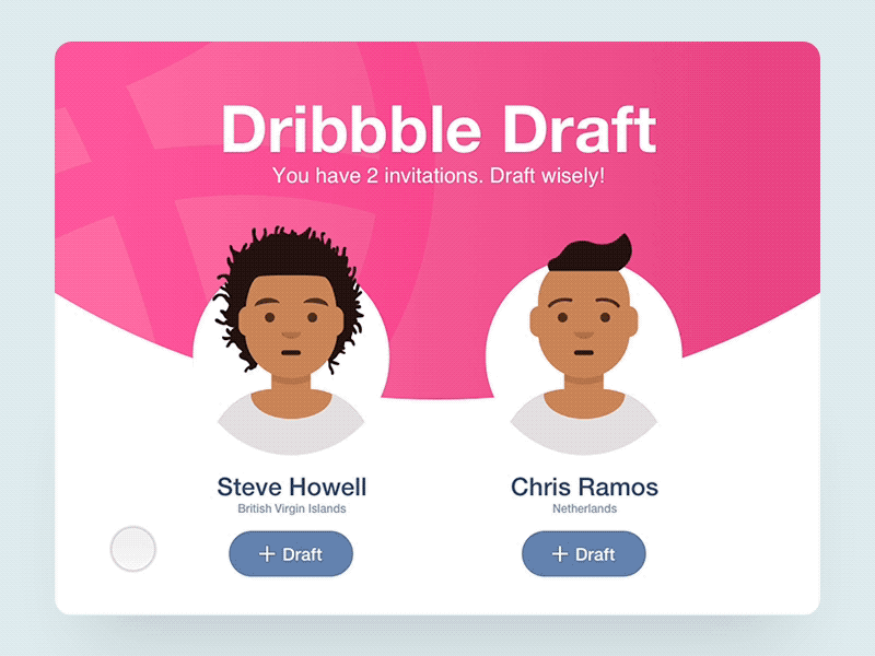 2 Dribbble Invites Giveaway animated animation community dribbble invite dribbbler free freebie gif giveaway invitations invite invites