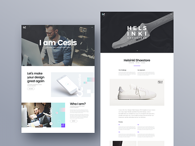 Cesis Creative Agency - FREE DOWNLOAD!!! agency clean clear creative free download freebie photoshop psd template unique layout web design website template