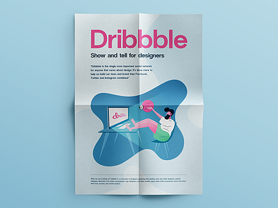 Dribbble :: Illustration + Free Vector 🎁 a4 dribbble free download free vector freebie illustration illustrator poster vector