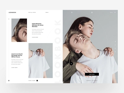 Lookbook :: Chapter III clean clean layout fashion fashion app fashion website layout exploration layouts lookbook magazine minimal model s press shop shopping user experience user interface ux design vietnam web design website design