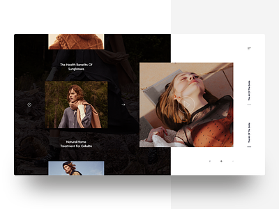 LOOKBOOK :: Layout Exploration clean creative creative website fashion fashion website hero header interaction design interactive landing page layout website minimal minimal website model model website slides talent tranmautritam ui design vietnam web design