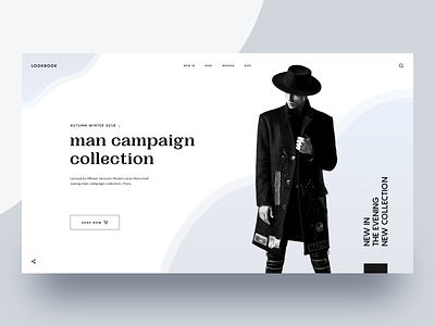 Man Campaign Collection clean clean app design creative creative design dribbble tranmautritam fashion design fashion website lookbook lookbook website man man fashion man fashion website minimal model model web design tranmautritam ui design vietnam web design web fashion