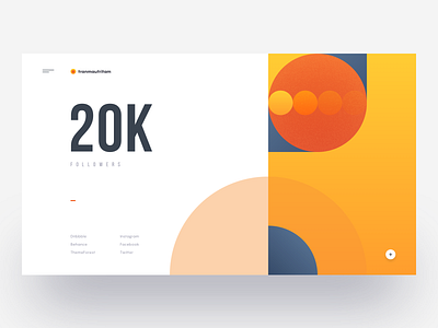 20k Followers :: Tran Mau Tri Tam :: Dribbble