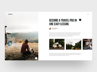 Explorers :: Article Page: Layout Exploration article page blog blue clean creative discover free download layout exploration layouts minimal minimal layout simple tranmautritam travel travel agency travel website typography ui design web design web design service