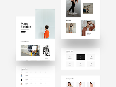 MI Fashion :: MASS :: Free Sketch App Template black and white blog clean style clean ui clean ui design creative design fashion fashion app fashion shop fashions free download landing page minimal minimal style shopping sketch app tranmautritam ui design web design