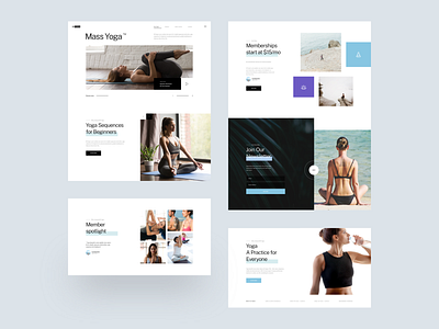 Mi Yoga :: First Look clean home page icons landing page news photo product design sport subscription tranmautritam ui ui design user experience user interface userinterface ux design web web design yoga yoga pose