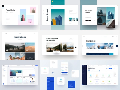 Top 9 of 2019 2019 architecture blog business clean clean design clean web design color creative dribbble fashion landing page layout minimal pastel color redesign top 9 tranmautritam ui design web design