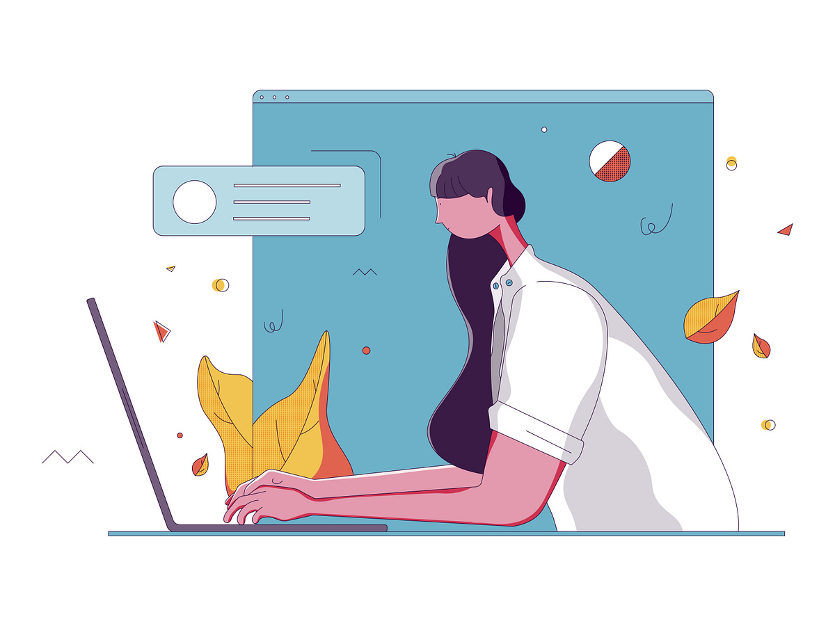 Working :: Illustration by Tran Mau Tri Tam on Dribbble