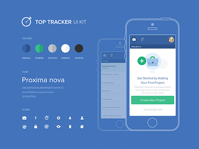 Toptracker UI Kit