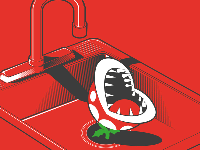 Bad plumbing by Jesus Mendoza on Dribbble