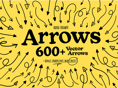 Hand Drawn Arrow Vector Pack branding design graphic design illustration layout publication vector