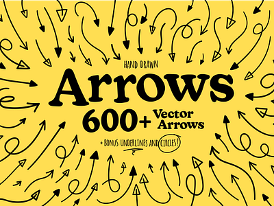 Hand Drawn Arrow Vector Pack