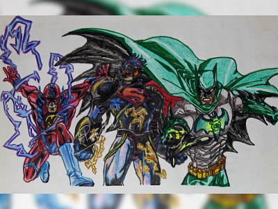 Justice League (School Time Art)