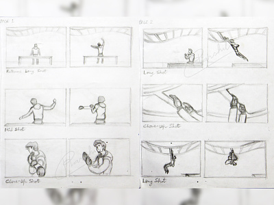 Storyboarding for a Short Clip