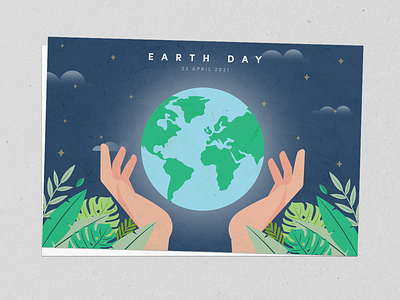 Earth Day 2021 2d april earthday illustration love minimal planet earth planetarium planetery texture warmup webdesign weekly weekly challenge