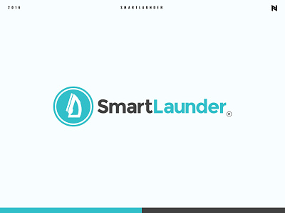 SmartLaunder Logo bangladesh brandclean branding design laundry laundry business laundry expert logo logotype minimal modern logo tech typography