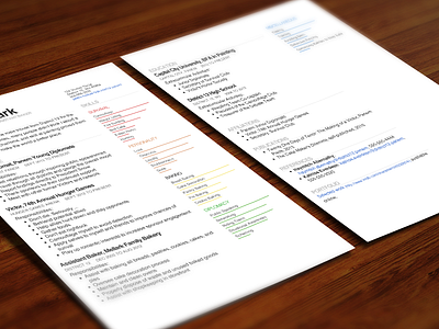 Best Foot Forward - Offline Style print stylesheet resume