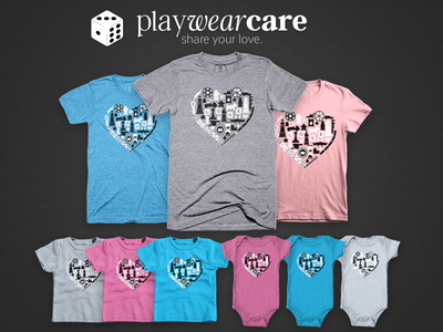 Tabletop Love: Full Range board games cotton bureau play wear care t shirt tabletop