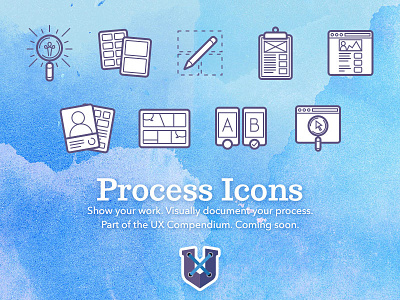 UX Process Icons icons process ux