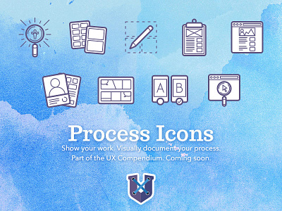 UX Process Icons