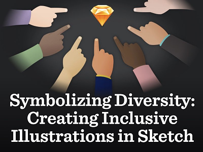 Inclusive Symbols in Sketch diversity illustration inclusive sketchapp symbols