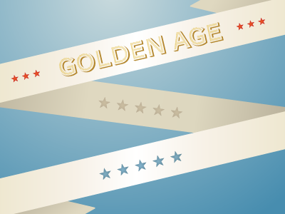 Golden Age WIP golden age illustrator poster retro wip