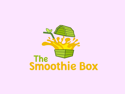 smoothieboxdrinks adobe illustrator branding flat freshdrink icon juices logo smoothies vector