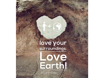 Love your surroundings. #EarthDay earthday love