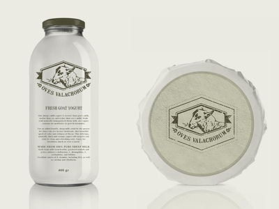 Label design for cheese brand cheese label packaging sheep yoghurt