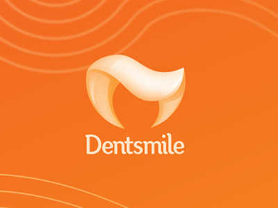 FRIENDLY LOGO DESIGN FOR DENTIST dentist logo orange smile