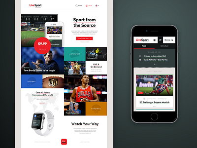 Livesport - Proposition & Product logo proposition sales sport ui usa