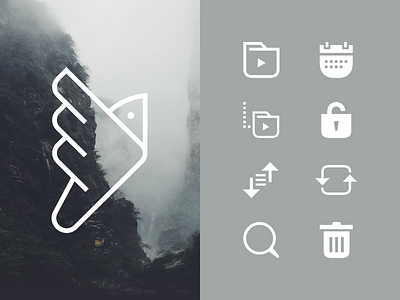Skylark - Icons bird cms icons ui video on demand