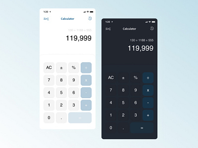 Calculator Design - Daily UI :: 004