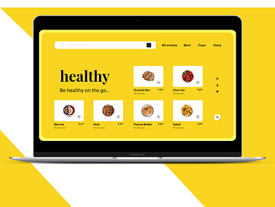 Healthy Food Landing Page design landing page landing page design landingpage ui ui design ux ux design web