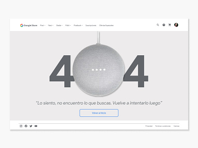 Google 404 Page - Daily UI 8