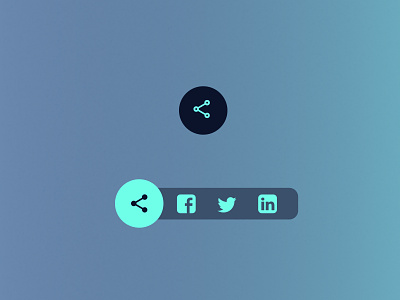 Social Share - Daily UI 10 design ui