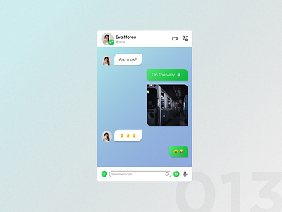 Direct Messaging - Daily 13 app design ui ux