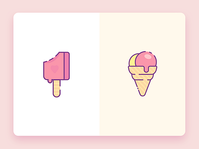 Yummy ice creams food ice cream icon illustrator vector yummy