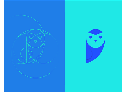 Owl minimalist logo