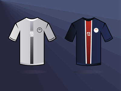 ⚽ Soccer Jersey PSG 🔥 FREEBIE design football freebie graphic illustration ivanovic dejan jersey ligue 1 paris paris-saint-germain psg soccer sport vector
