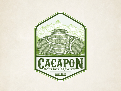 Vingate Logo Design of Cacapon Mountain Brewing.