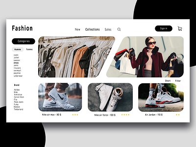 Website design - fashion