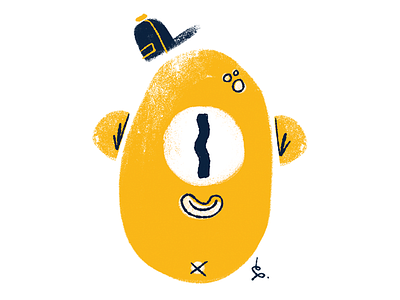 Potato Boy doodle illustration