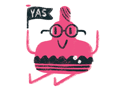 YAS digital doodle illustration photoshop